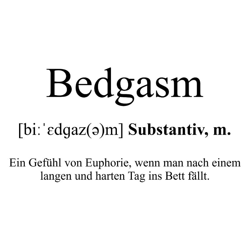 Bedgasm Definition Dictionary