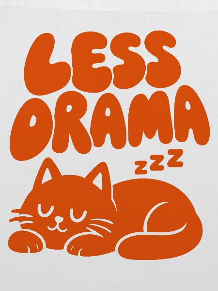 Less Drama – Entspannte Katze