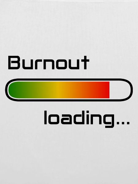 burnout loading, burnout lädt, Burnoutbalken