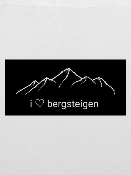 I Love Bergsteigen Mountain Design