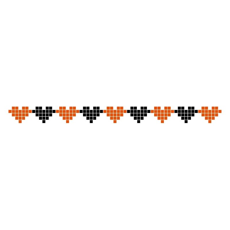 Knitting pattern pattern line heart