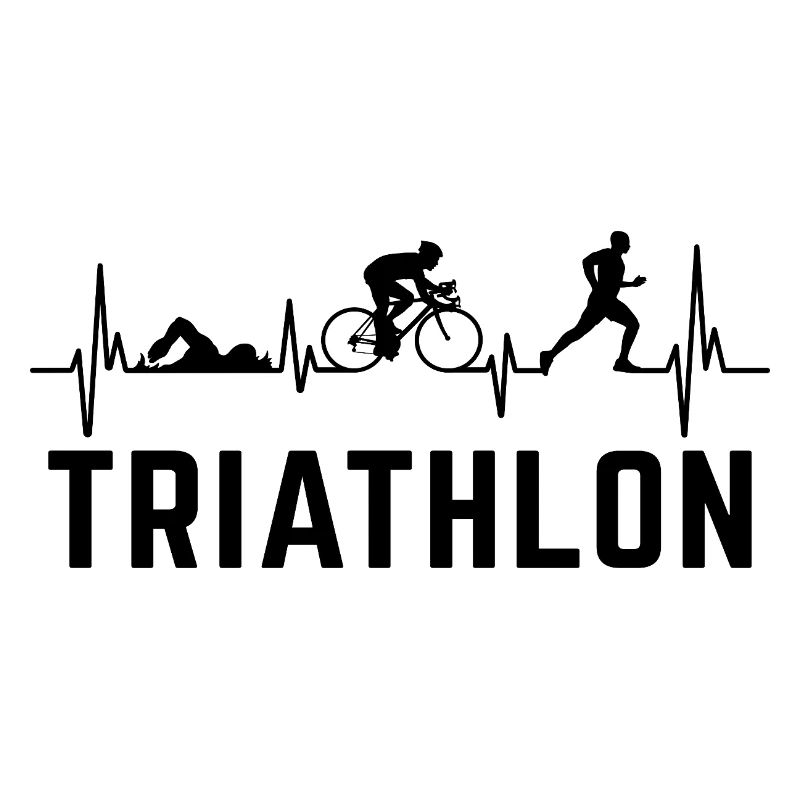 Triathlet Herzschlag-Triathlon