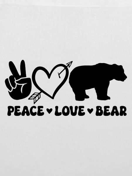 Peace Love Bear