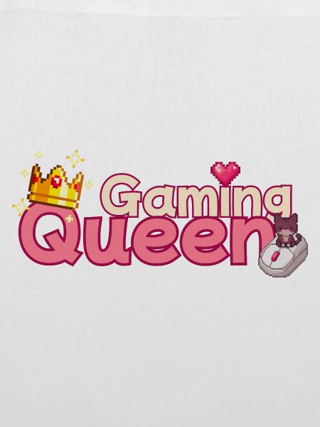 Gaming Queen Pixel Art Crown
