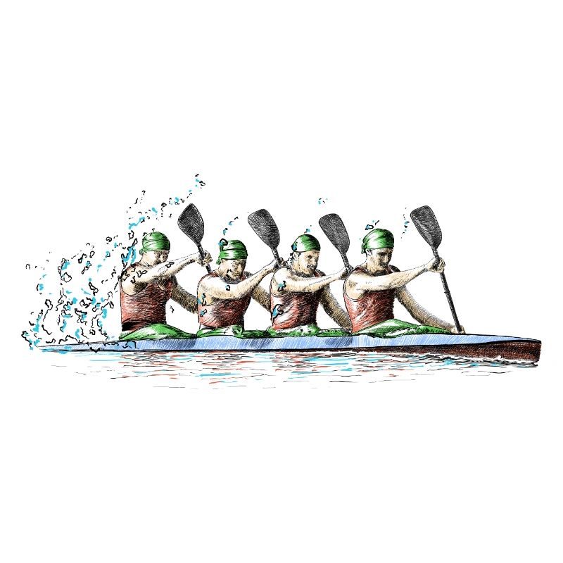 Course de canoë