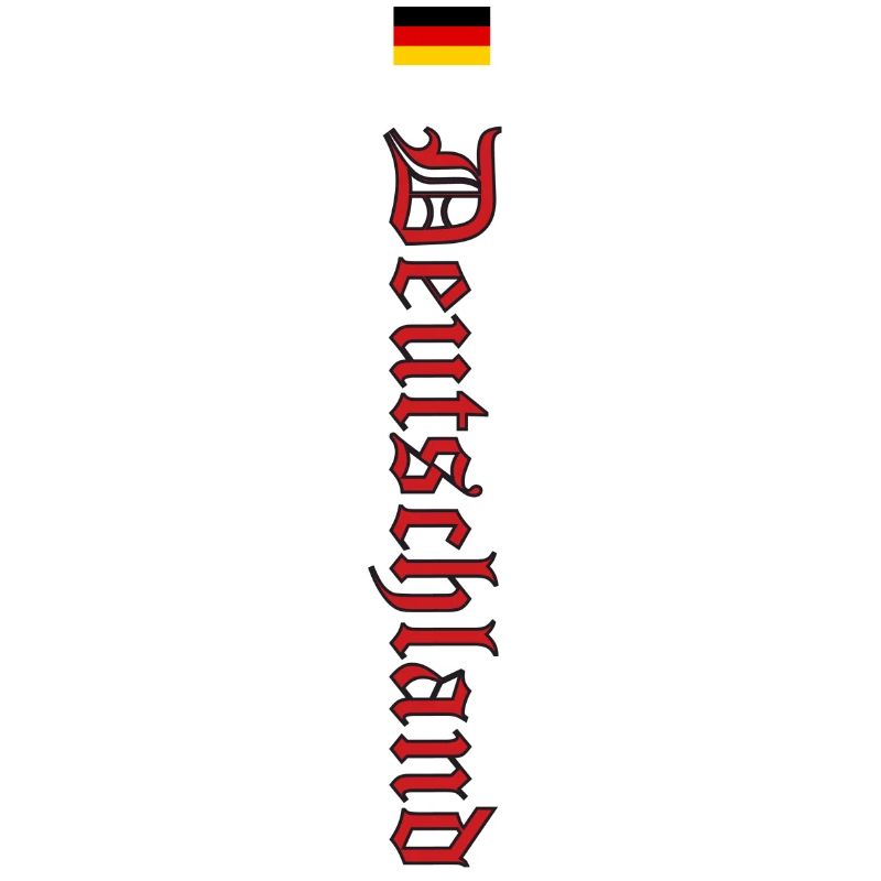 Germany with Old German Script