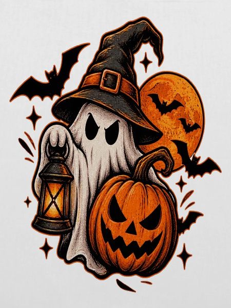 Spukhaftes Halloween Design