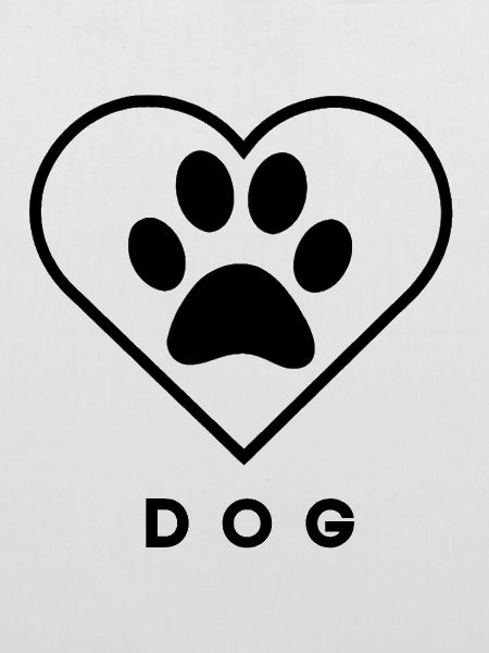 Dog Love Line  Art 