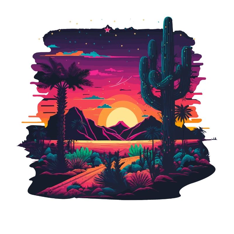 Neonlandschaft