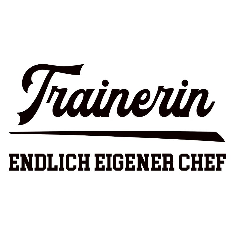 Trainerin wird Chef Selbstständigkeit Chefin