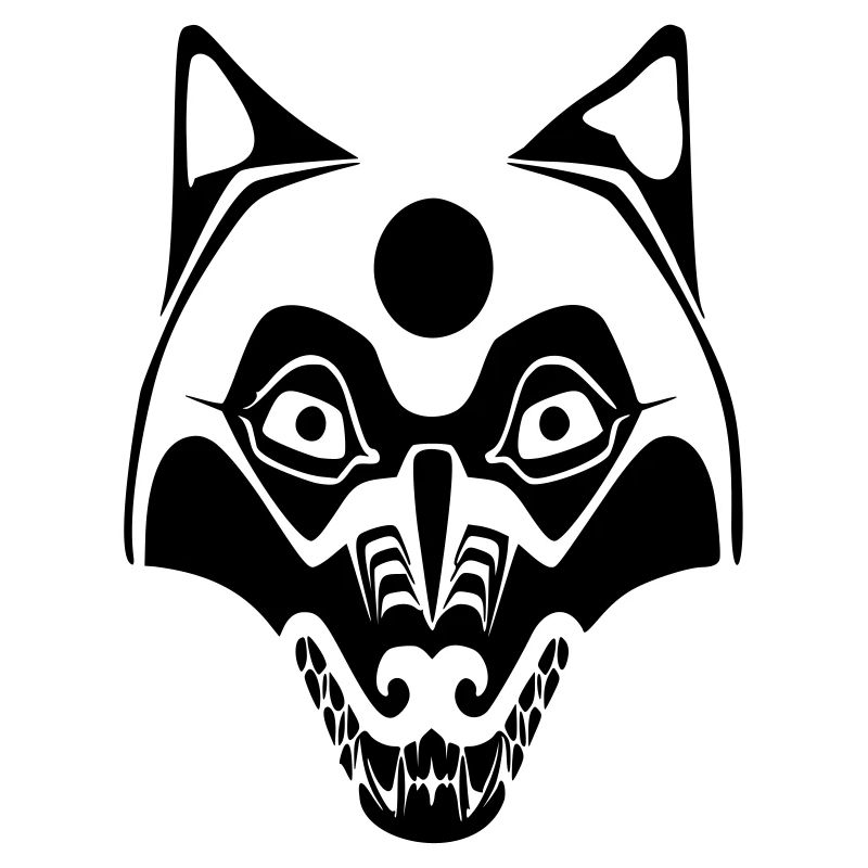 wolf - mask-moon