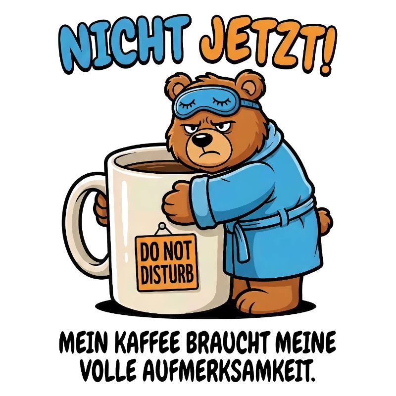 Nicht Jetzt Bär Kaffeezeit