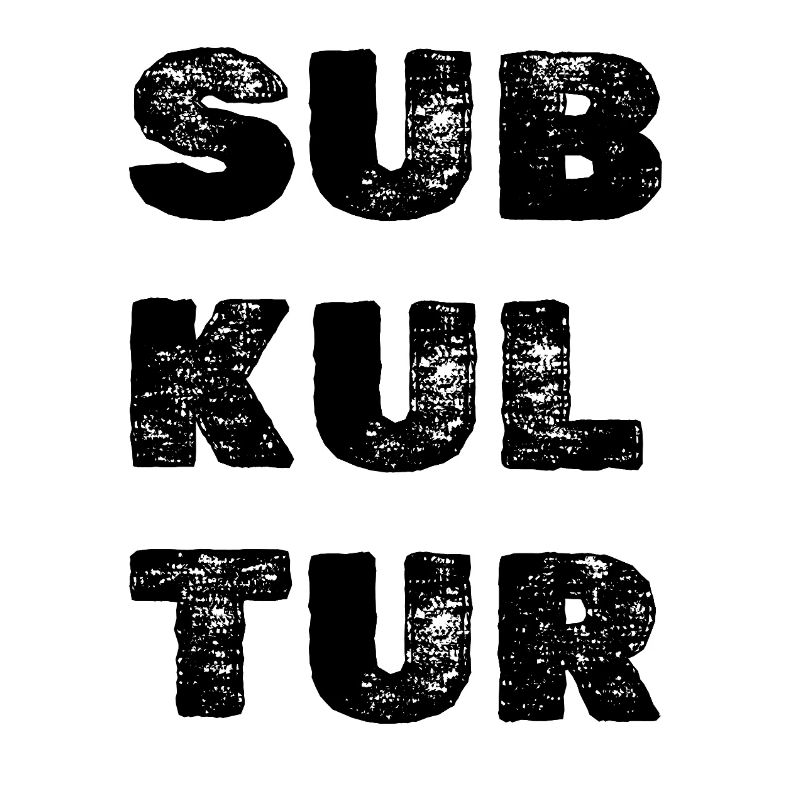 SUBKULTUR Logo – Minimal Techno Identity