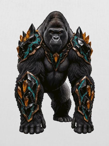 Kriegs-Gorilla Kristallrüstung