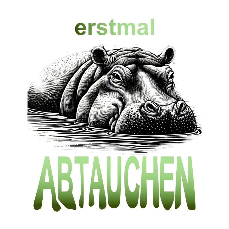 Nilpferd: "Erst mal abtauchen"