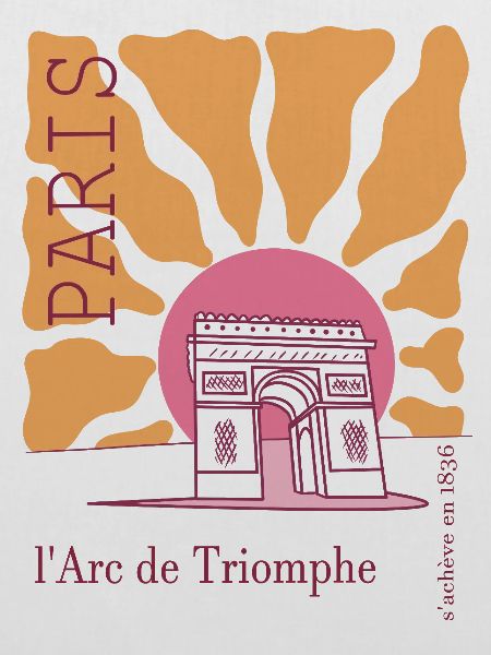 Frankreich arc de triomphe