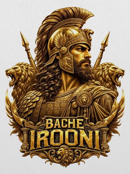 Bache Irooni Krieger Persien Gold