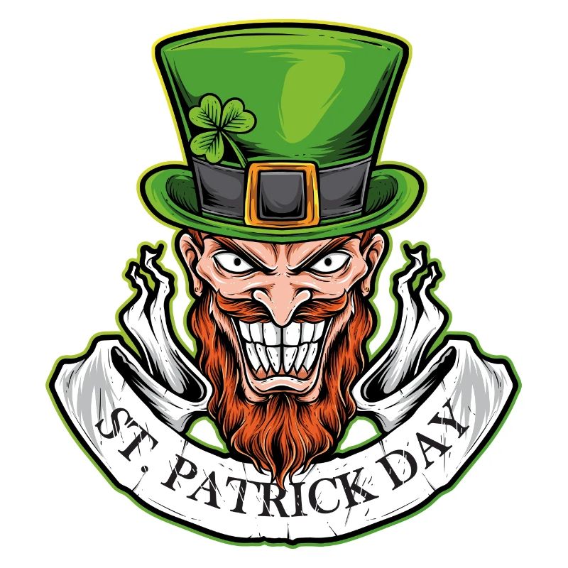 Lächeln am St. Patrick Day