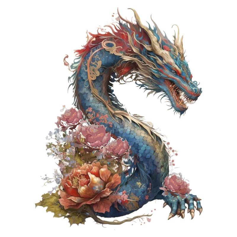 Kunstvoller Drache