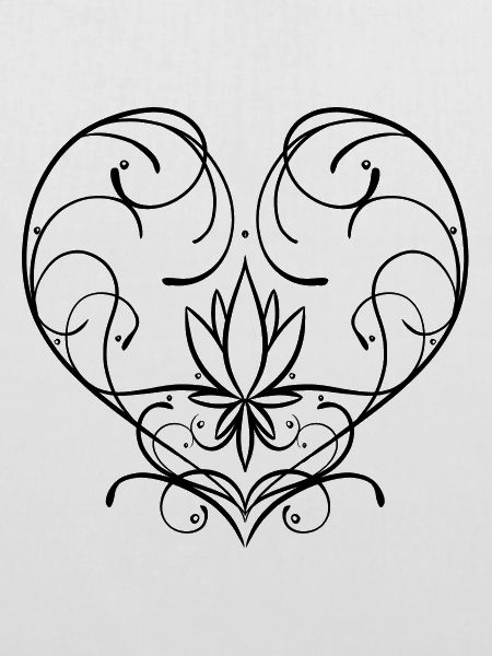 Herz Blumenranke