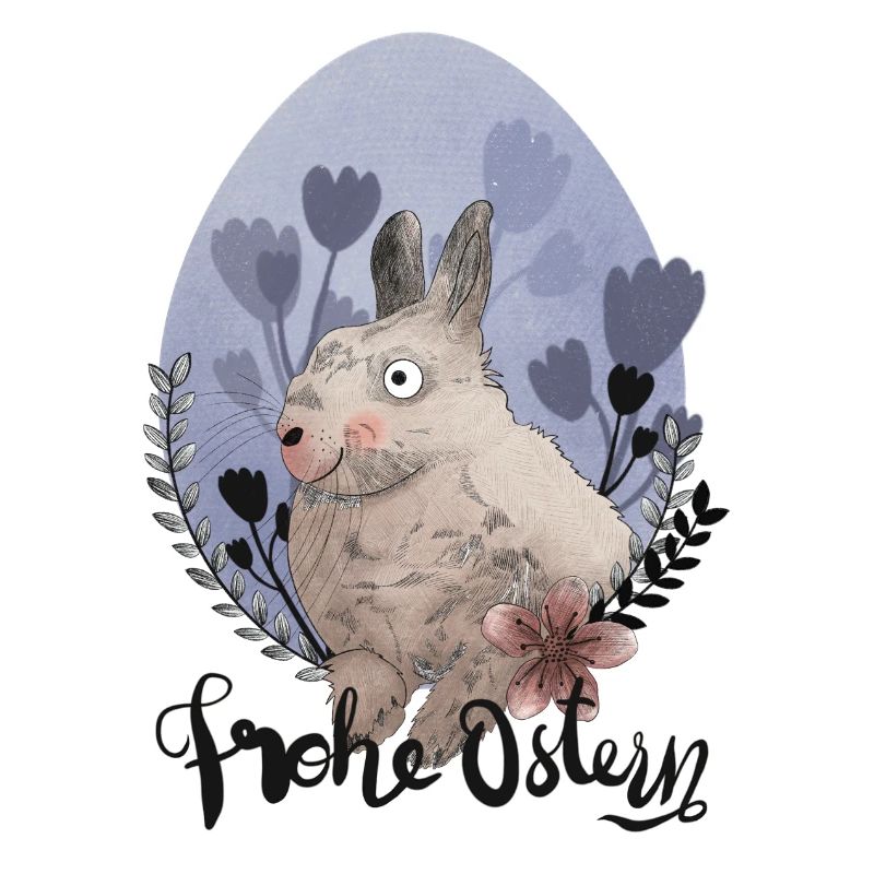 Easter Bunny Illustration Happy Easter