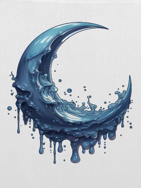 Schmelzender Mond