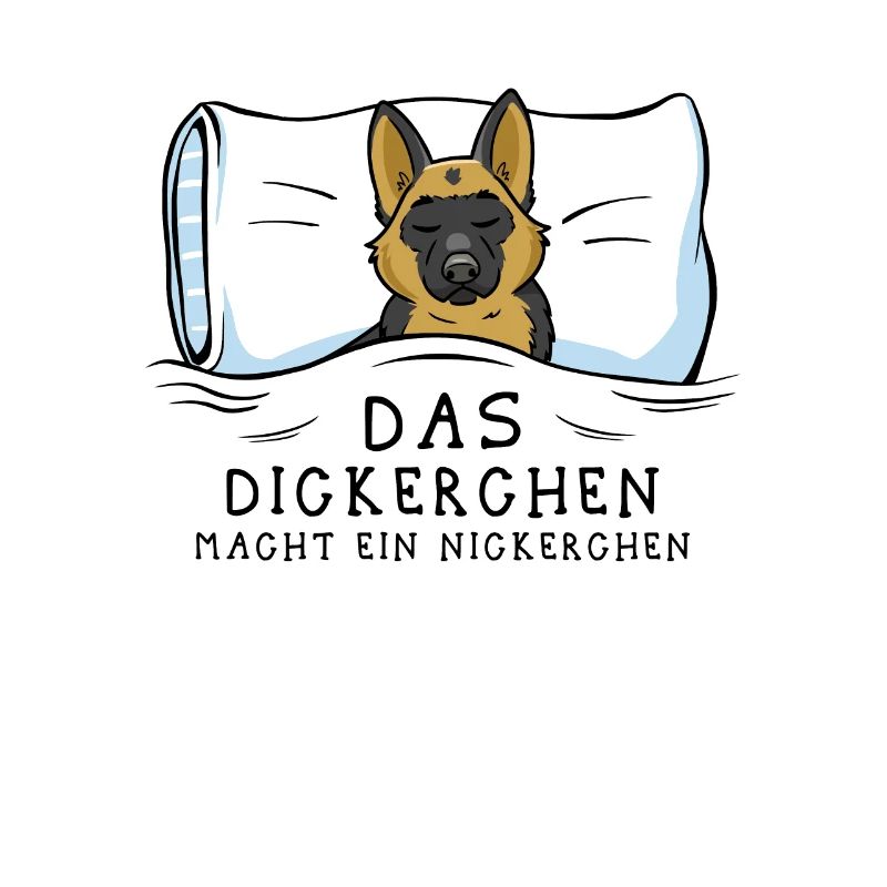 Dickerchen macht Nickerchen Schäferhund