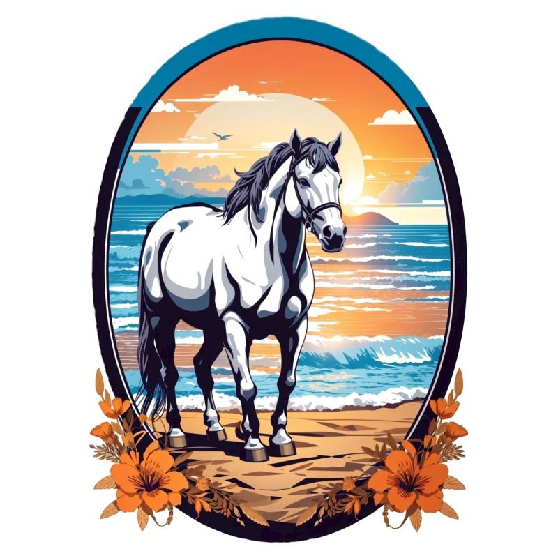 Pferd am Strand