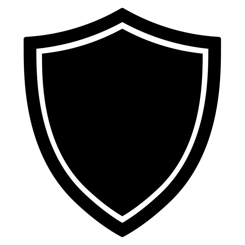 sécurité de forme de logo d’icône de bouclier