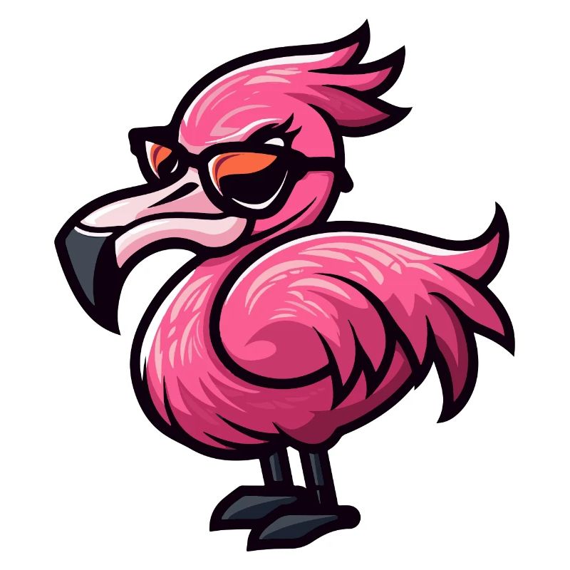 Flamingo Comic Cool