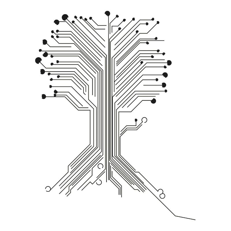 Digitaler Baum des Lebens