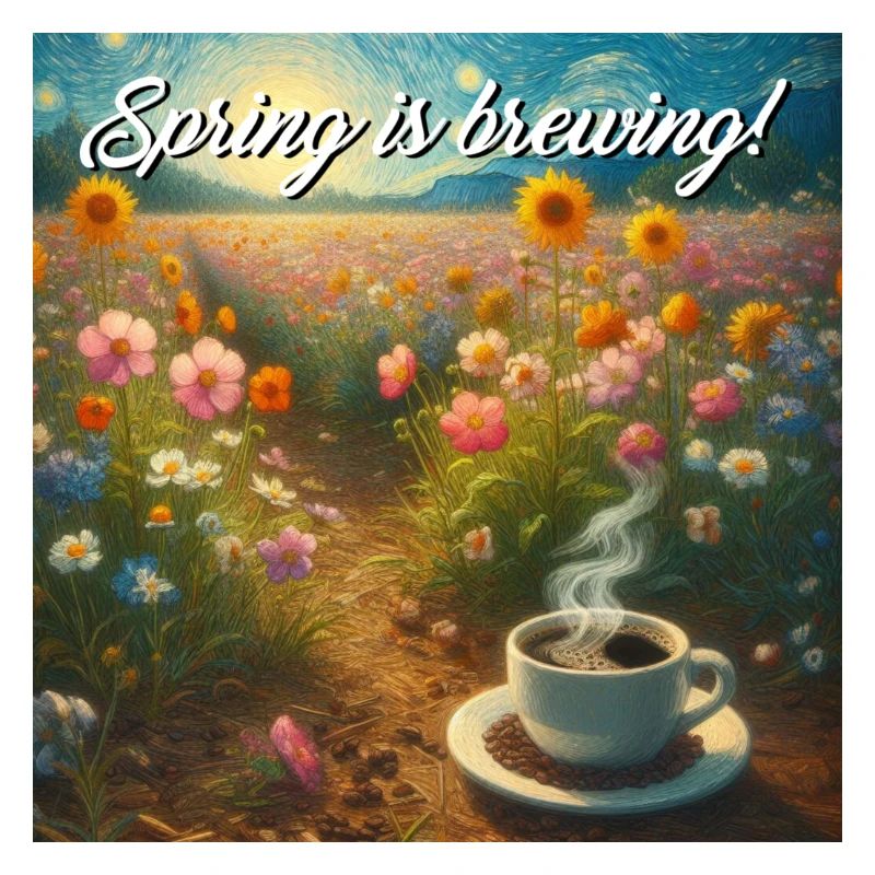 Spring beer? no rather spring Coffee !!