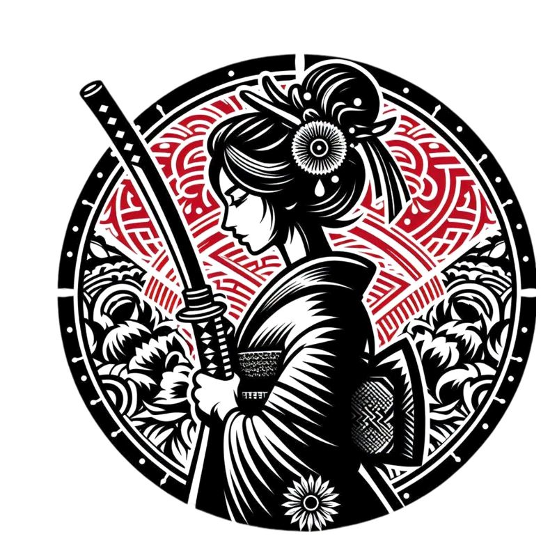 Samurai-Mädchen