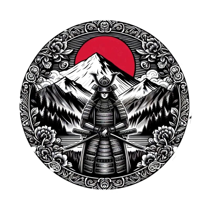 Japanischer Samurai-Krieger