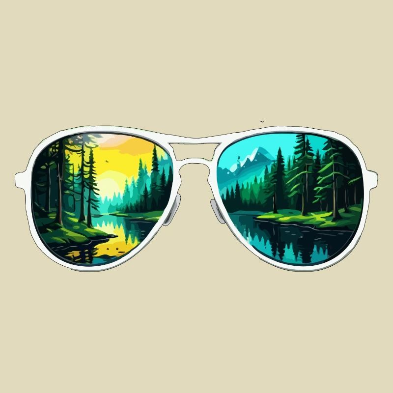 Lunettes de soleil / Reflection / Forest / Reflection