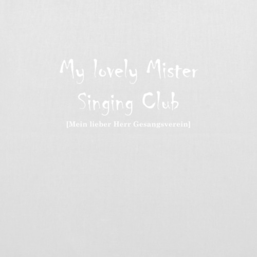 My lovely Mister Singing Club