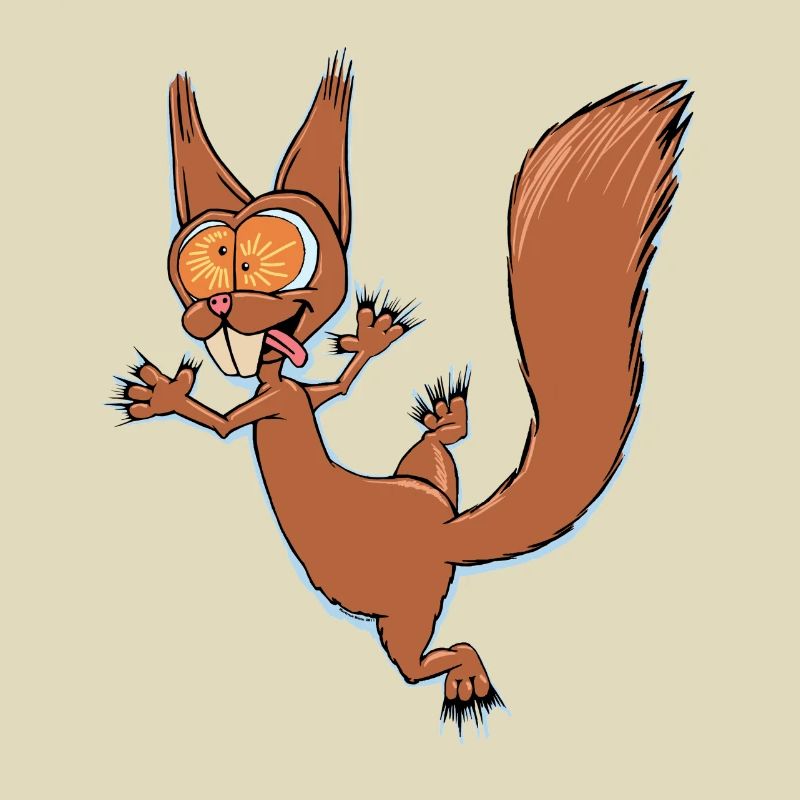 Verrücktes Eichhörnchen