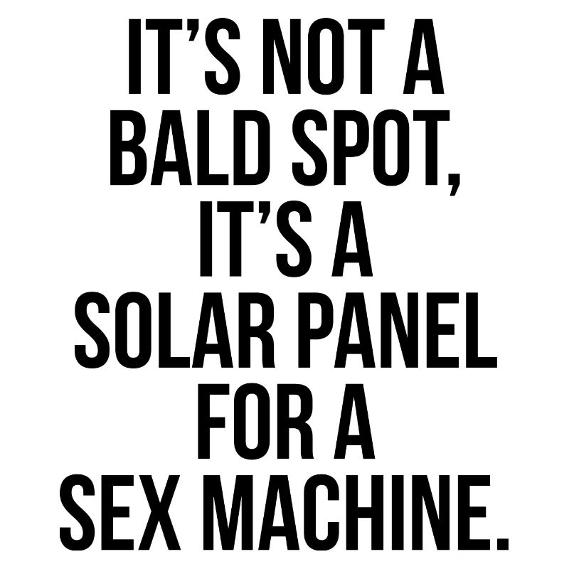 NOT A BALD SPOT BUT A SOLAR PANEL