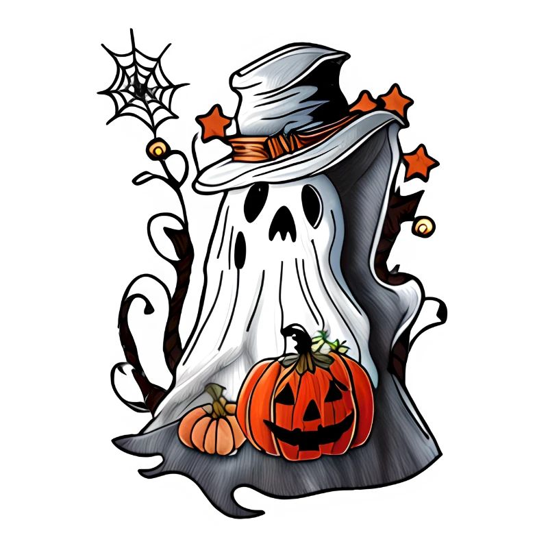 Ghost With a Pumpkin