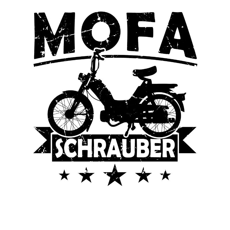 Mofa Schrauber Moped Mofafahrer Zweitakter