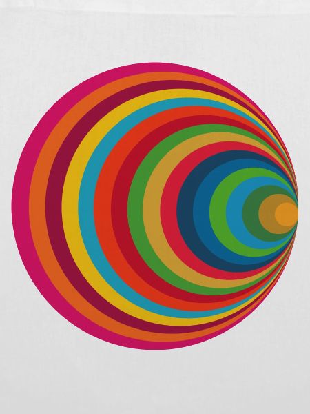 Bunte Kreis Design Graphik- zwei