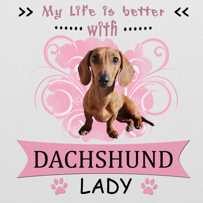 DACHSHUND lady