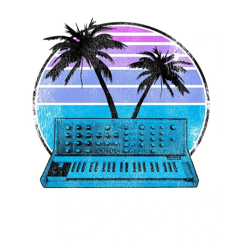Analog Synthesizer Synthwave Vintage Retrowave