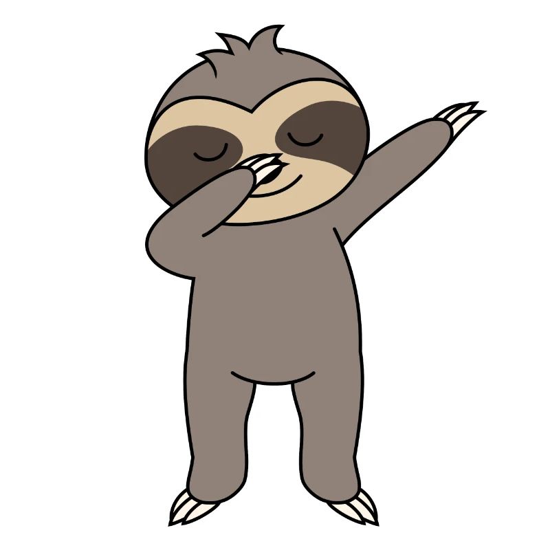 dabbing sloth