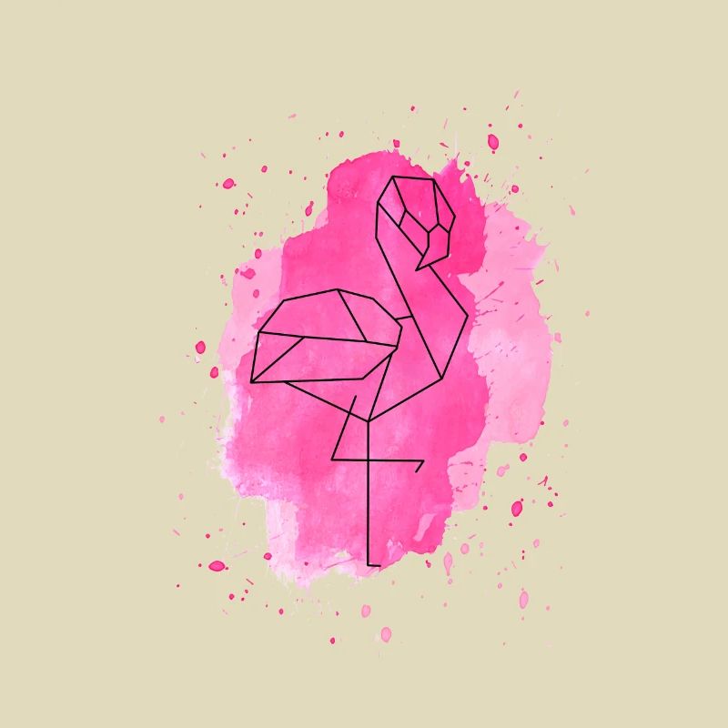 Flamingo splash