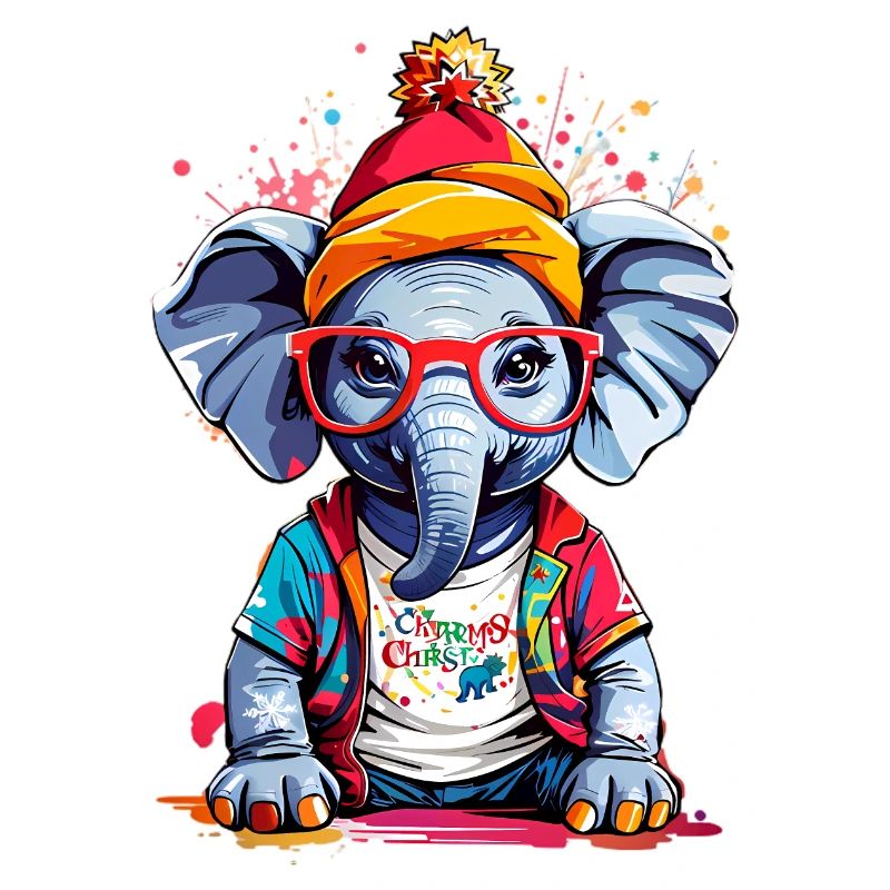 Éléphant cool