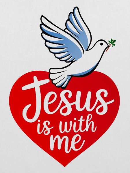 Jesus is with me taube