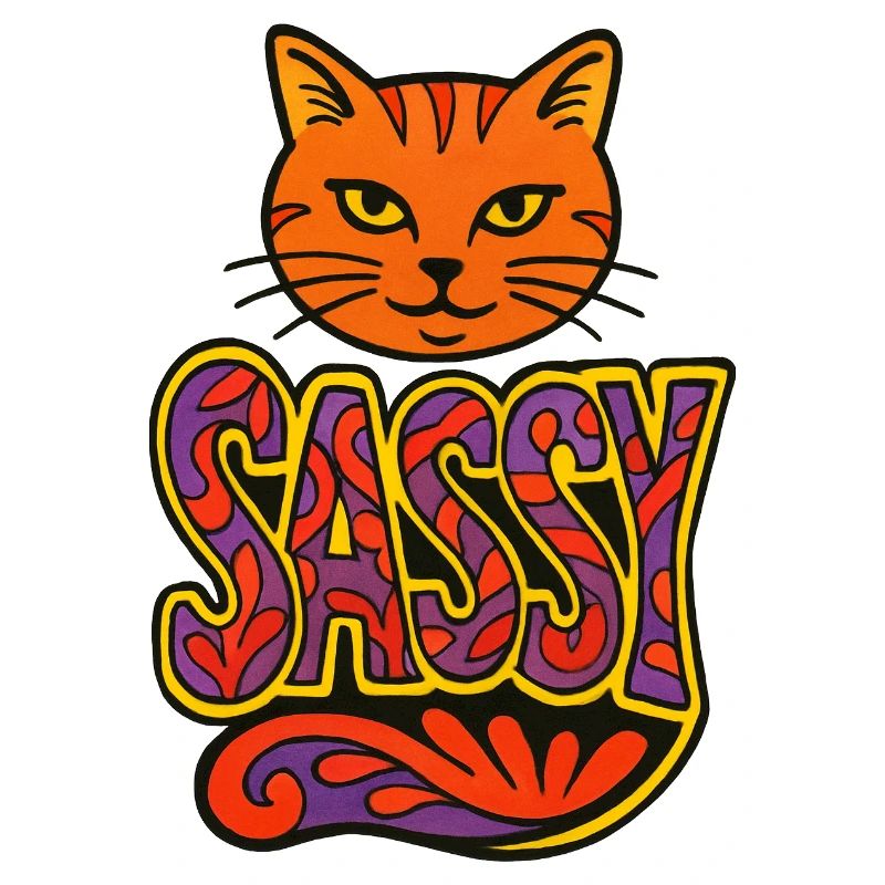 Script psychédélique de Chat Impertinent