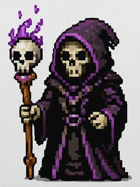 Pixel Grim Reaper Nebelstab
