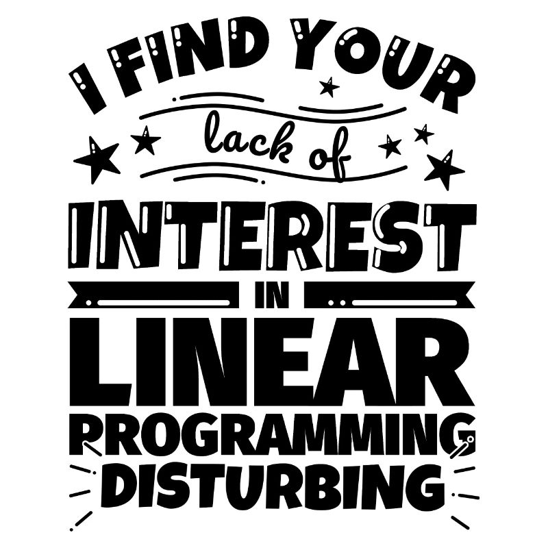 Lineare Programmierung lustiges Geschenk